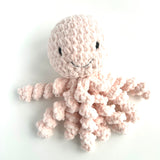 Large Octopus Plushie - Light Pink - Ready to Ship