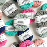 Face Scrubbies - 2 pack -  Pick Your Colour - Ready to Ship