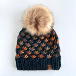 Luxury Teen/Adult Toque - Lotus Flower - Ready to Ship