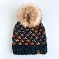 Luxury Teen/Adult Toque - Lotus Flower - Ready to Ship
