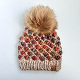 Luxury Teen/Adult Toque - Lotus Flower - Ready to Ship