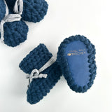 Faux Leather Bottom/Shearling Lined Booties - Hockey - Ready to Ship