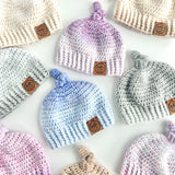 Newborn Hospital Hat - Hello, I’m New Here! - Ombre - Ready to Ship