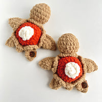 Mini Turtle Pumpkin Pie Plushie - Ready to Ship
