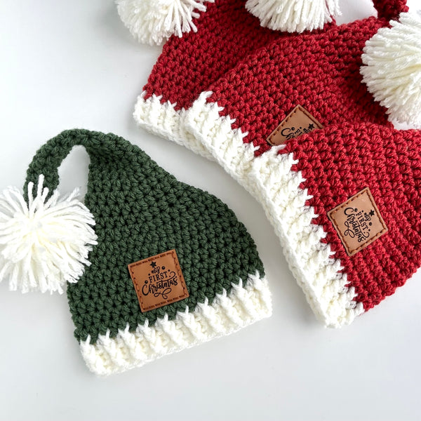 My First Christmas Hat - Ready to Ship - Limited Sizes