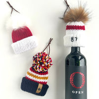 Mini Toque Ornament/Bottle Topper - Ready to Ship