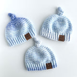 Newborn Hospital Hat - Hello, I’m New Here! - Ombre - Ready to Ship
