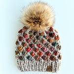 Luxury Teen/Adult Toque - Lotus Flower - Ready to Ship
