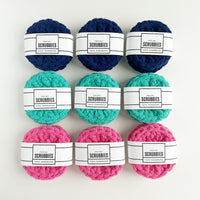 Face Scrubbies - 2 pack -  Pick Your Colour - Ready to Ship