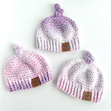 Newborn Hospital Hat - Hello, I’m New Here! - Ombre - Ready to Ship