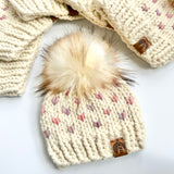Shades of Pink Mini Hearts - Ready to Ship - All Sizes