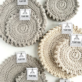 Plant Rug/Doily or Placemat - 3 sizes - Custom Order