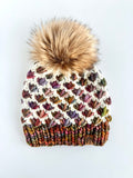 Luxury Teen/Adult Toque - Lotus Flower - Ready to Ship