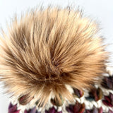 Luxury Teen/Adult Toque - Lotus Flower - Ready to Ship