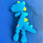 Tinysaurus - Bright Blue/Teal/Neon Green - Ready to Ship