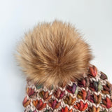 Luxury Teen/Adult Toque - Lotus Flower - Ready to Ship