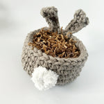 Bunny Basket - Taupe - Ready to Ship