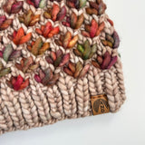 Luxury Teen/Adult Toque - Lotus Flower - Ready to Ship