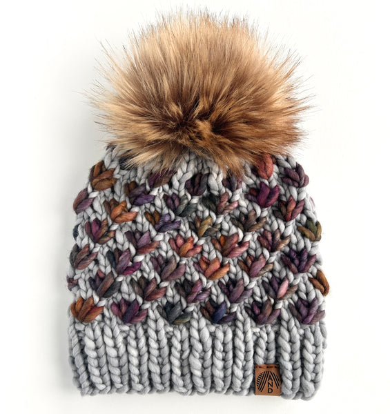 Luxury Teen/Adult Toque - Lotus Flower - Ready to Ship