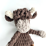 Mini Highland Cow - Brown/Grey - Ready to Ship