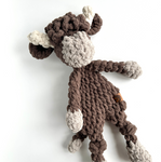 Mini Highland Cow - Brown/Grey - Ready to Ship