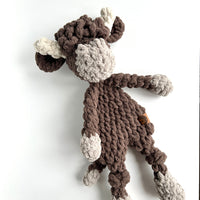 Mini Highland Cow - Brown/Grey - Ready to Ship