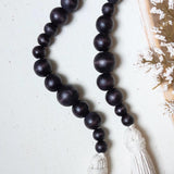 Black Bead Garland - Ready to Ship