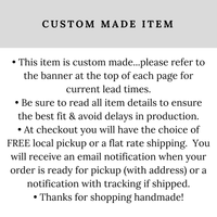 Custom Order - Mini Hearts - All Sizes